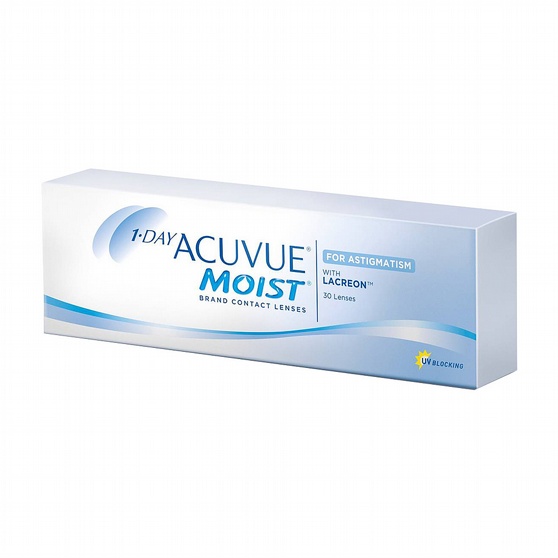 1-Day Acuvue Moist For Astigmatism, 30-pk