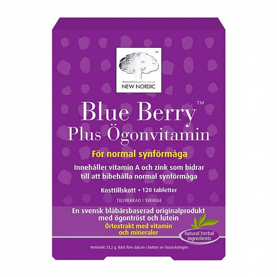 Blue Berry Plus gonvitamin 120t